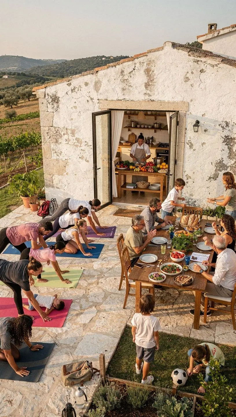 Profissional de saúde preparando um smoothie com ingredientes naturais